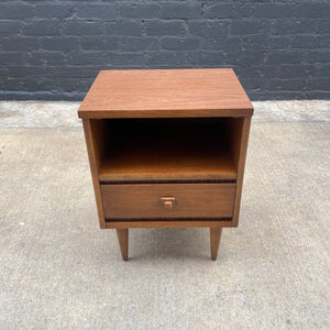 Mid-Century Modern Walnut Night Stand, c.1960’s