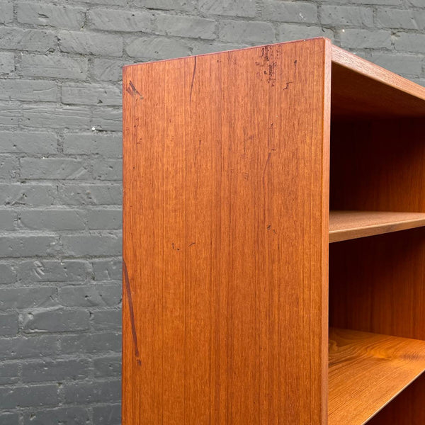 Danish Modern Teak Tall Bookcase Shelf by Carlo Jensen, c.1960’s
