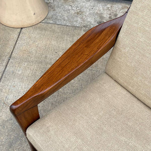 Mid-Century Modern Sculpted Love Seat Sofa, c.1960’s