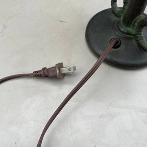 Antique Bronze Seahorse Sculpture Table Lamp by William Boogar Jr, c.1940’s