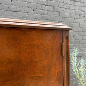 American Antique Berdermeier Directoire Walnut Armoire/Wardrobe on Castors, c.1940’s
