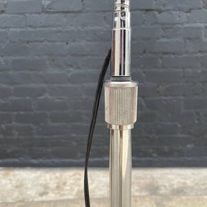 Mid-Century Modern Adjustable Goose Neck Chrome Floor Lamp, c.1960’s