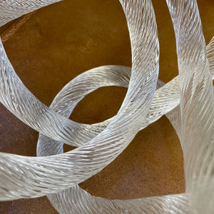 Vintage Art Glass Tangle Rope Sculpture, c.1970’s
