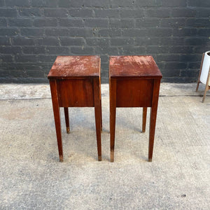 Pair of Antique Federal Style Mahogany Night Stands, c.1960’s
