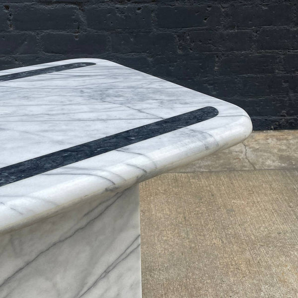 Mid-Century Modern Marble Stone Side Table, 1970’s