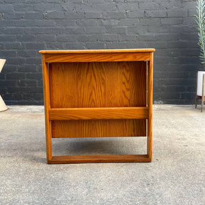 Mid-Century Modern Oak Desk, c.1980’s