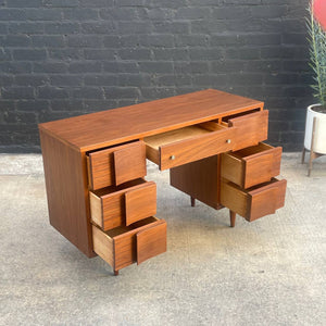 Mid-Century Modern Walnut Desk by Johnson Carper, c.1960’s