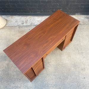 Mid-Century Modern Walnut Desk by Johnson Carper, c.1960’s