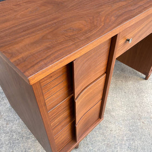 Mid-Century Modern Walnut Desk by Johnson Carper, c.1960’s