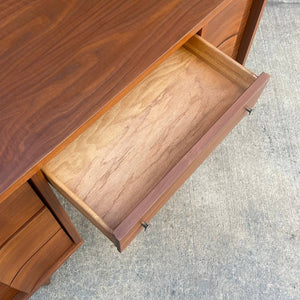 Mid-Century Modern Walnut Desk by Johnson Carper, c.1960’s