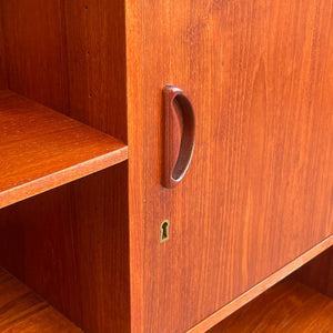 Danish Modern Teak Bookcase Credenza by Peter Hvidt, c.1950’s