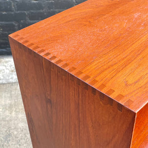 Danish Modern Teak Bookcase Credenza by Peter Hvidt, c.1950’s