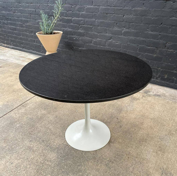 Mid-Century Modern Tulip Style Dining Table with Stone Top, c.1960’s