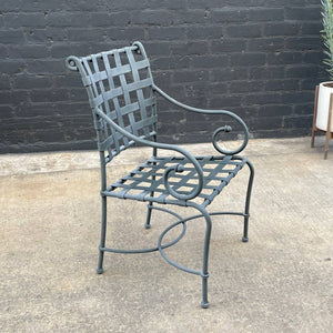 Set of 4 Vintage Mid-Century Modern Outdoor Aluminum Patio Chairs by Brown Jordan, c.1970’s