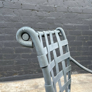 Set of 4 Vintage Mid-Century Modern Outdoor Aluminum Patio Chairs by Brown Jordan, c.1970’s