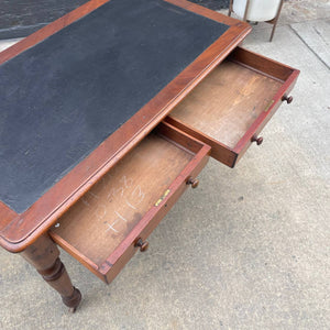 Vintage French Provincial Style Desk with Leather Top, c.1960’s