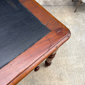 Vintage French Provincial Style Desk with Leather Top, c.1960’s