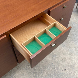 Mid-Century Modern Walnut 9-Drawer Dresser by American of Martinsville, c.1960’s