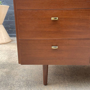 Mid-Century Modern Walnut 9-Drawer Dresser by American of Martinsville, c.1960’s