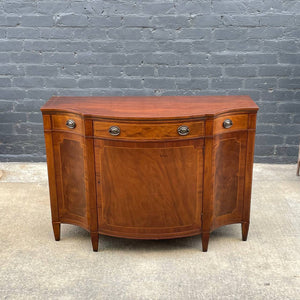 Antique Federal Style Mahogany Buffet Sideboard by Baker, c.1940’s