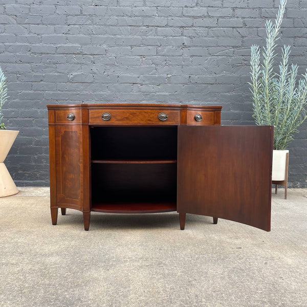 Antique Federal Style Mahogany Buffet Sideboard by Baker, c.1940’s