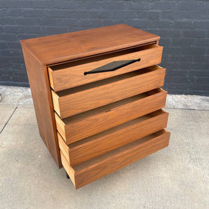 Mid-Century Modern Walnut Highboy Chest of Drawers, c.1960’s