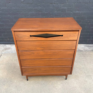 Mid-Century Modern Walnut Highboy Chest of Drawers, c.1960’s