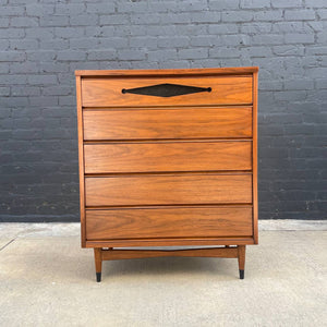 Mid-Century Modern Walnut Highboy Chest of Drawers, c.1960’s