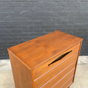 Mid-Century Modern Walnut Highboy Chest of Drawers, c.1960’s