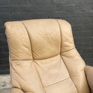 Ekornes Stressless Leather Reclining Chair with Ottoman