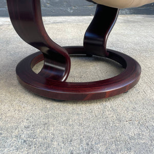 Ekornes Stressless Leather Reclining Chair with Ottoman