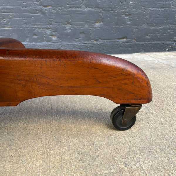 American Oak Swiveling Office Chair, c.1970’s