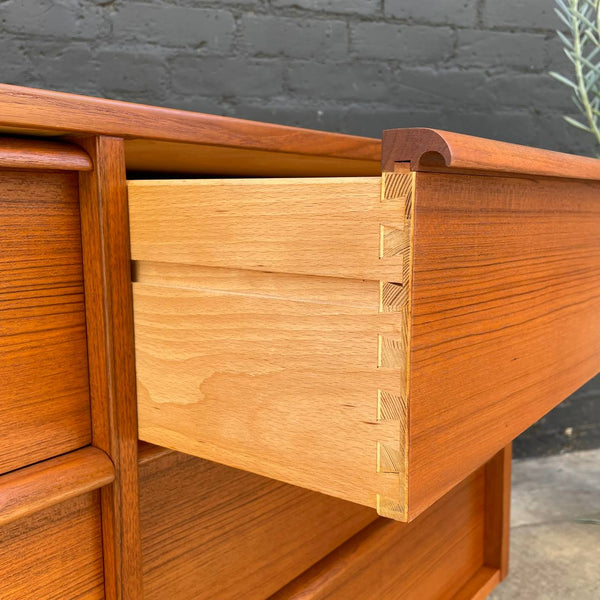 Vintage Mid-Century Danish Modern Teak 9-Drawer Dresser, c.1960’s