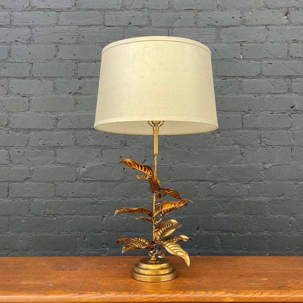 Vintage Regency Mid-Century Leaf-Style Table Lamp by Marbro, c.1960’s