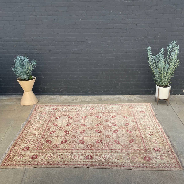 Large Vintage Persian Wool Carpet Rug, c.1960’s