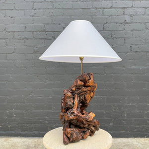 Mid-Century Modern Free-Form Root Table Lamp, c.1960’s
