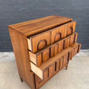 Mid-Century Modern Walnut Highboy Chest of Drawers, c.1960’s