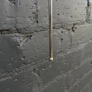 Pair of Mid-Century Modern Sculpted Brass Wall Sconces Candle Holders, c.1960’s