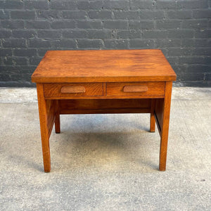 Vintage Mission Style Oak Desk, c.1950’s