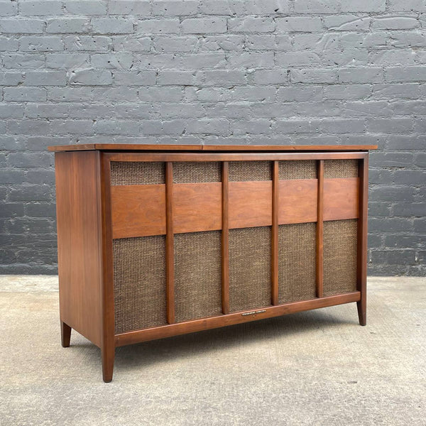 Vintage Mid-Century Modern Walnut Stereo Console by Stromberg Carlson, c.1960’s