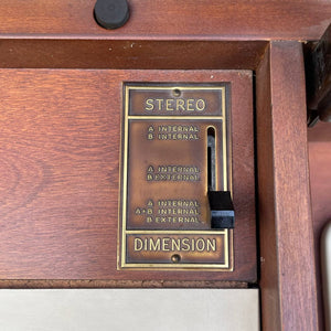 Vintage Mid-Century Modern Walnut Stereo Console by Stromberg Carlson, c.1960’s
