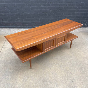 Mid-Century Modern Sculpted Walnut Credenza, c.1960’s