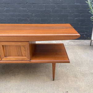 Mid-Century Modern Sculpted Walnut Credenza, c.1960’s