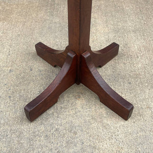 Antique Mission Sculpted Oak & Bronze Coat Hanger, c.1940’s