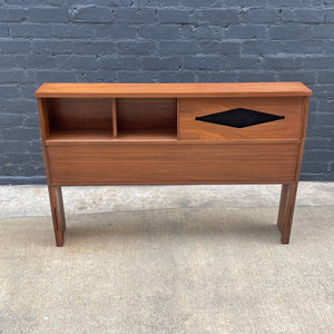 Mid-Century Modern Walnut Full-Size Headboard, c.1960’s