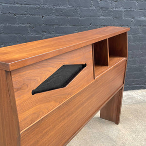 Mid-Century Modern Walnut Full-Size Headboard, c.1960’s