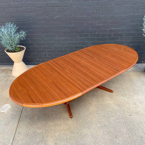 Mid-Century Danish Modern Teak Expanding Dining Table, c.1960’s