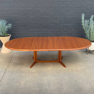 Mid-Century Danish Modern Teak Expanding Dining Table, c.1960’s
