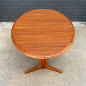 Mid-Century Danish Modern Teak Expanding Dining Table, c.1960’s
