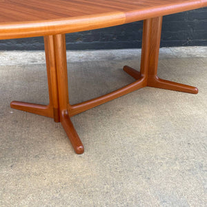 Mid-Century Danish Modern Teak Expanding Dining Table, c.1960’s